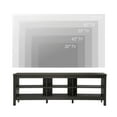 thumbnail image 4 of WAMPAT Black TV Stand for 55 65 75 inch TV, Classic TV Cabinet with 6 Cubby for Living Room, 70 inch, 4 of 6