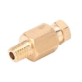 thumbnail image 1 of Conector de accesorios de tubería de latón, pezón de tubería de rosca de servicio pesado recto para varias conexiones de tubería para la industria ANGGREK Otros, 1 of 8
