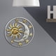 thumbnail image 4 of Placa de Decoración Escultura de Sol, Estrella para El Baño Del Jardín Del Hogar Amarillo Macarena escultura para colgar en la pared, 4 of 8