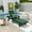 Dark Green, variant on WestinTrends Shoreside Poly Reclining Chaise Lounge for Outdoor, Patio, Garden, Navy Blue