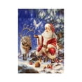thumbnail image 1 of Navidad gato resina diamante costura DIY 5D Santa Claus pintura de diamantes de imitación bordado de cristal oficina en casa punto de cruz Eigraketly JR0622-05, 1 of 6