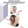 thumbnail image 6 of Coffee Brown Electric Walking Snail Toy For Kids With Music And Lights Automatic 360 Degree Rotation Cute Crawling Baby, 6 of 8