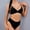 Black, variant on Naittoop Womens Bikini Sets Two Piece Swimsuits Spaghetti Strap High Waisted Velvet Bathing Suit 2026 Summer Beach Swimwear