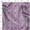 thumbnail image 2 of Soimoi Purple polyester Crepe Fabric Leopard Animal Skin Decor Fabric Printed Yard 52 Inch Wide, 2 of 6