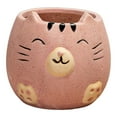 thumbnail image 3 of Maceta de cactus Sharpla en forma de gato Rosado, 3 of 6