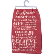 Primitives by Kathy - Christmas House Rules - Towel
