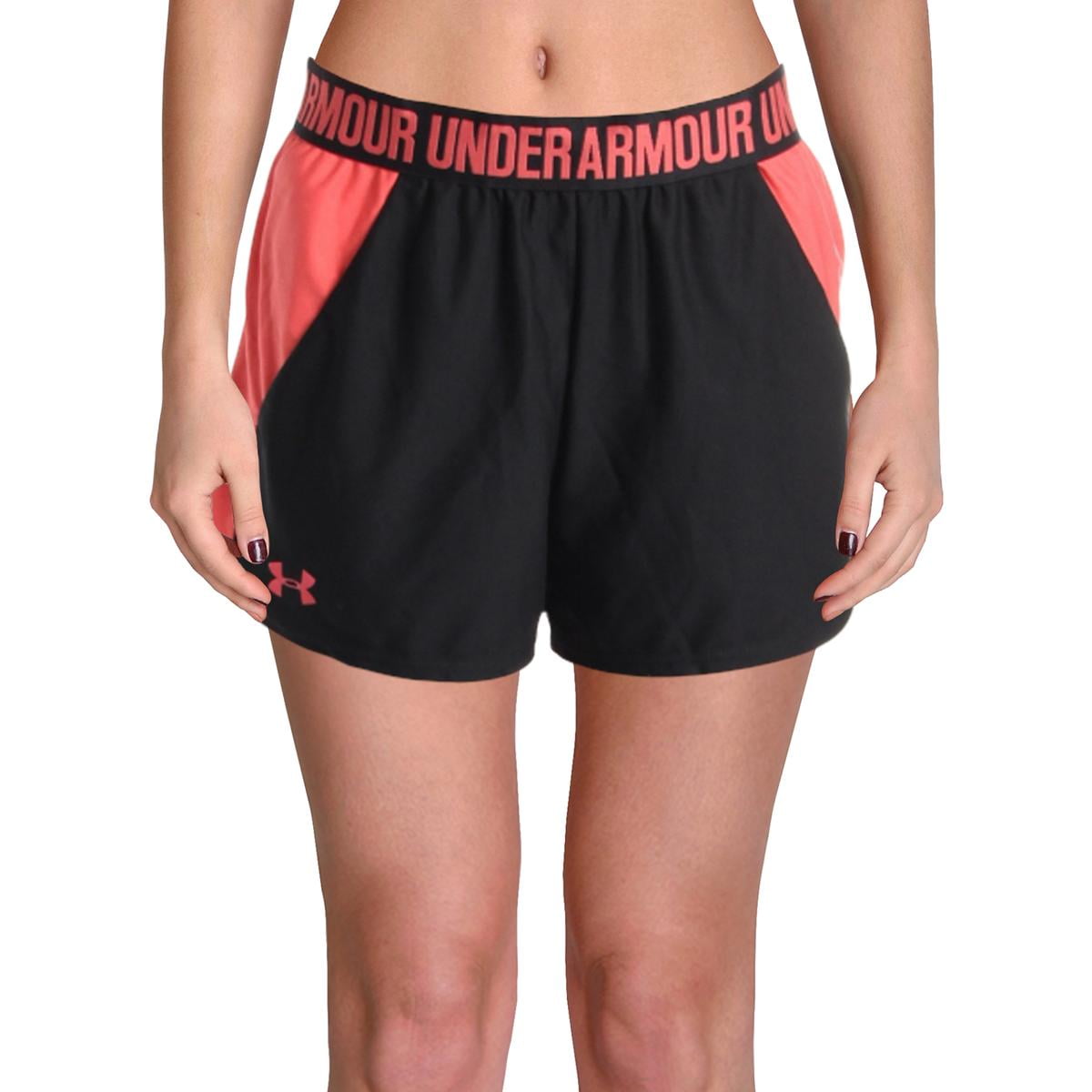 Black/Pink Shock, X-Large Under Armour Womens Play Up Short 2.0