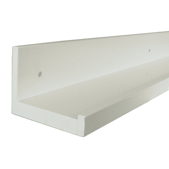 Generic Traditional 4.5" x 35.4" White matt Finish Floating Shelf