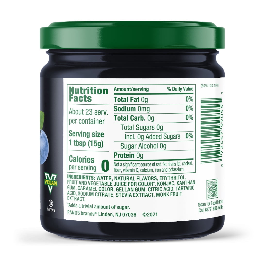 Walden Farms Calorie Free Fruit Jam & Jellies Flavors: Blueberry, Pack: Case of 6