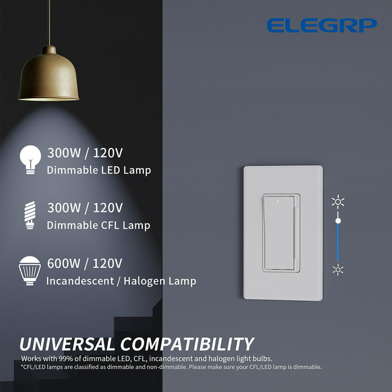 PLW02 3 Way Soft Start Dimmable Light Switch –