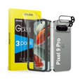 thumbnail image 1 of xixishop Pack of 3 + 2 Screen Protectors for Google Pixel 9 Pro Tempered Glass with Camera Protection and Mounting Frame, 9H Hardness Screen Protector, 1 of 1