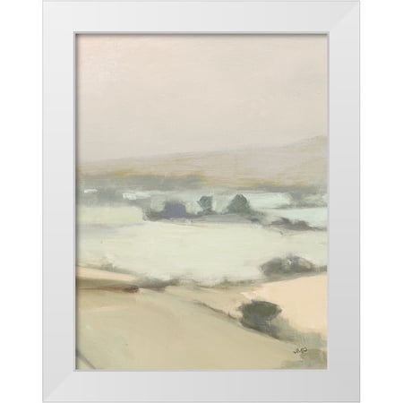 Purinton, Julia 12x14 White Modern Wood Framed Museum Art Print Titled - Dream Valley I Light Crop II