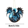 thumbnail image 3 of Xihbxyly Ofertas Relámpago de Hoy Prime Colgante Dragones In Navidad, Colgante Plano In Dragons Acrílicos, Colgante de Dragones Interesantes, Decoraciones Navideñas, 3 of 6