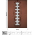 thumbnail image 2 of Football Blanket Football Gifts for Boys Girls Warm Cozy Flannel Football Throw Blanket for Kids Adults Football Lovers for Couch Bed 80"x60", 2 of 6