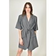thumbnail image 1 of Blazer largo con jareta Roman Fashion /Juvenil, 5027 (Gris) gris M, 1 of 5