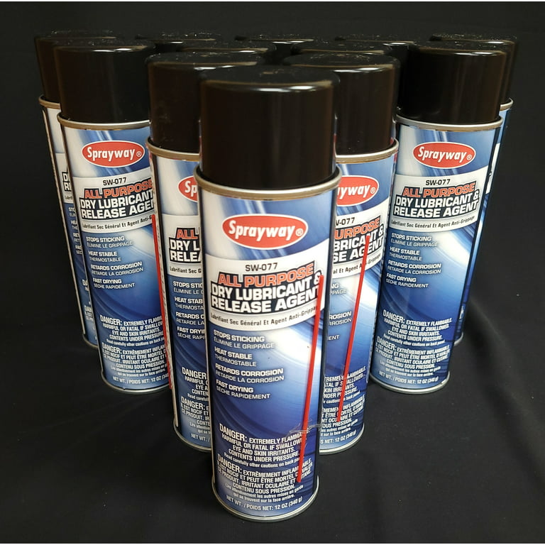 SPRAYWAY SW77 Dry Silicone Lubricant and Release Agent 