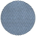 thumbnail image 2 of Addison Rugs Chantille Indoor/Outdoor Transitional Chevron Blue Washable Round Rug, 8' x 8', 2 of 6