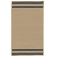 thumbnail image 1 of Colonial Mills Rug DE85R084X108S Denali End Stripe Braided Area Rug  Grey - 7 x 9 ft., 1 of 1
