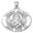 White Gold, variant on Picturesongold.Com Saint Olivia Religious Medal Necklace Pendants Adult-3/4in Nickel-14K Yellow Gold