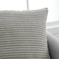 thumbnail image 6 of My Texas House Stafford Woven Reversible Plaid Stripe Square Decorative Pillow Cover, 20" x 20", Cream, 6 of 6