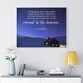 thumbnail image 7 of Scripture Walls 2 Corinthians 5:1 Eternal in The Heavens Bible Verse Canvas Christian Wall Art Ready to Hang Unframed, 7 of 7