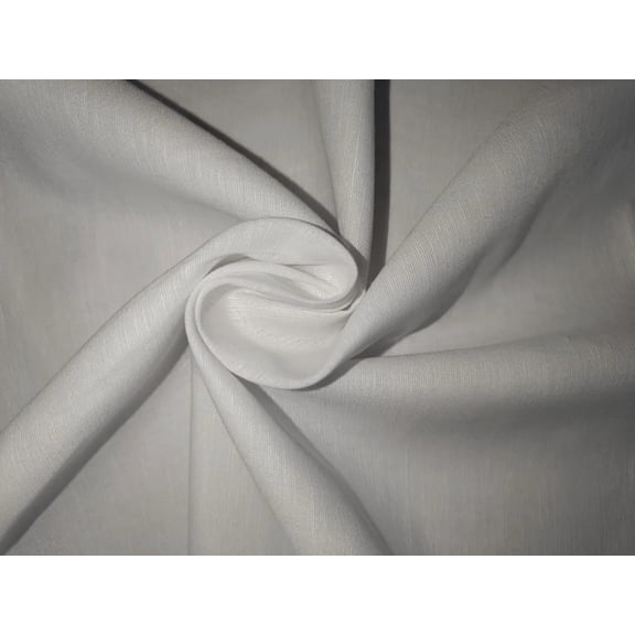 Prime Linen white fabric 44" wide