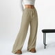 thumbnail image 3 of WILLBEST Pantalones Casuales de Lino Ajustados para Mujer, con Cintura Elástica y Cordón Ajustable para Mayor Comodidad y Estilo. Extra Grande, 3 of 8