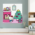 thumbnail image 5 of Hello Kitty Christmas Canvas Wall Art Cartoon Wall Decor | HD Printed & Wooden framed wall art | Modern Wall Decor for Gift | Kids Room Decor | Made in USA 8x8 Inch, 5 of 5
