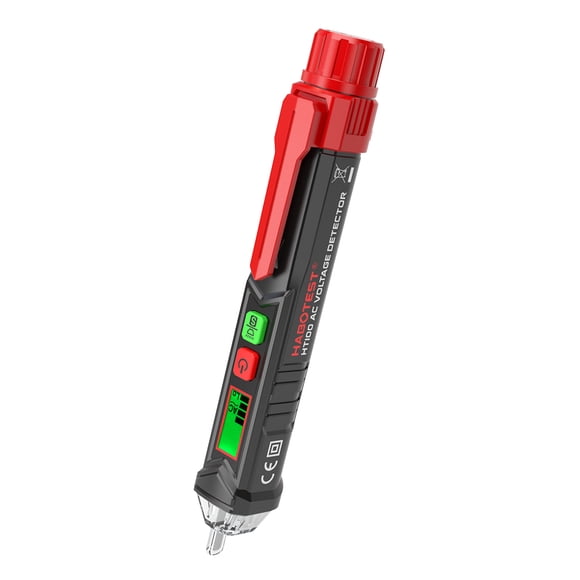 HABOTEST Portable Non-contact AC Voltage Tester Pen Shaped V~Alert Detector with Sound and Light Alarm