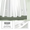 thumbnail image 5 of Virtu Premium 8G Plastic Shower Curtain Mildew Resistant, Waterproof Shower Liner, 72" X 72", Frosted, 5 of 8