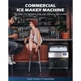 thumbnail image 2 of WILPREP Commercial Ice Maker 175lb Daily Production with 90pc Yield 78lb Storage, 2 of 11