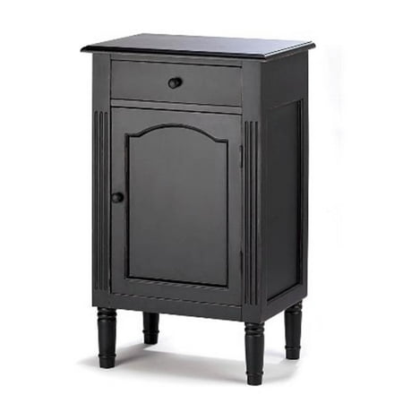 Antique Painting Cabinets - Zingz & Thingz 57070221 Antique Black Wood Cabinet