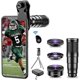 thumbnail image 1 of Apexel Phone Lens Kits 4 In 1 Camera Lens Kits-22x Telephoto Lens205fisheye Lens120wide Angle Lens20x Macro Lenstripod And Remote Shutter For Iphone, 1 of 5