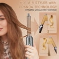 thumbnail image 3 of Professional Hot Air Styler & Drying System, 6 in 1 Hair Dryer Brush o Styling Without Heat , with Air Curler, Hair Dryer, Volumizer, Hair Straightener, Smooth Comb, 3 of 6