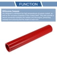 thumbnail image 4 of Unique Bargains 1 Pcs 300mm 11.81" Length 0 Degree Blue Car Silicone Hose Coolant Hose Universal Red 40mm 1.57" ID, 4 of 7