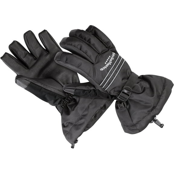 StrikeMaster Heavyweight Fishing Gloves - Large - Black
