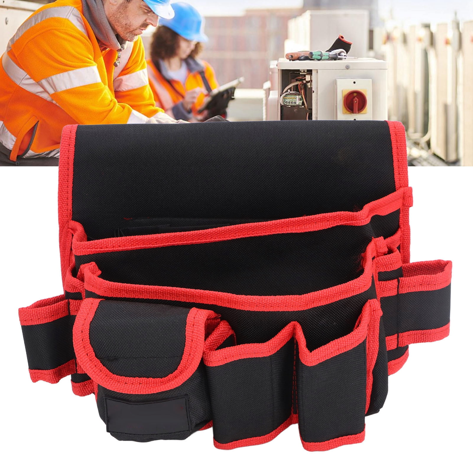 Bolsa De Cintura Para Herramientas – Tela Oxford 600D, Ajustable – Múltiples Bolsillos – Ideal Para Electricistas, Técnicos Y Bricolaje