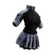 thumbnail image 5 of Conjunto de uniforme femenino, camisa, falda, ropa de entrenamiento, ropa informal de moda, accesorios de cosplay para coleccionistas a escala para Abrigo negro, 5 of 10