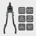 thumbnail image 3 of Amdohai Rivet Heavy Duty Single Hand Manual Riveter for Metal Automotive Repairing Railway for 3/32 Inch 1/8 Inch 5/32 Inch 3/16 Inch 1/4 Inch Aluminium Stainless Steel Rivets Black, 3 of 7