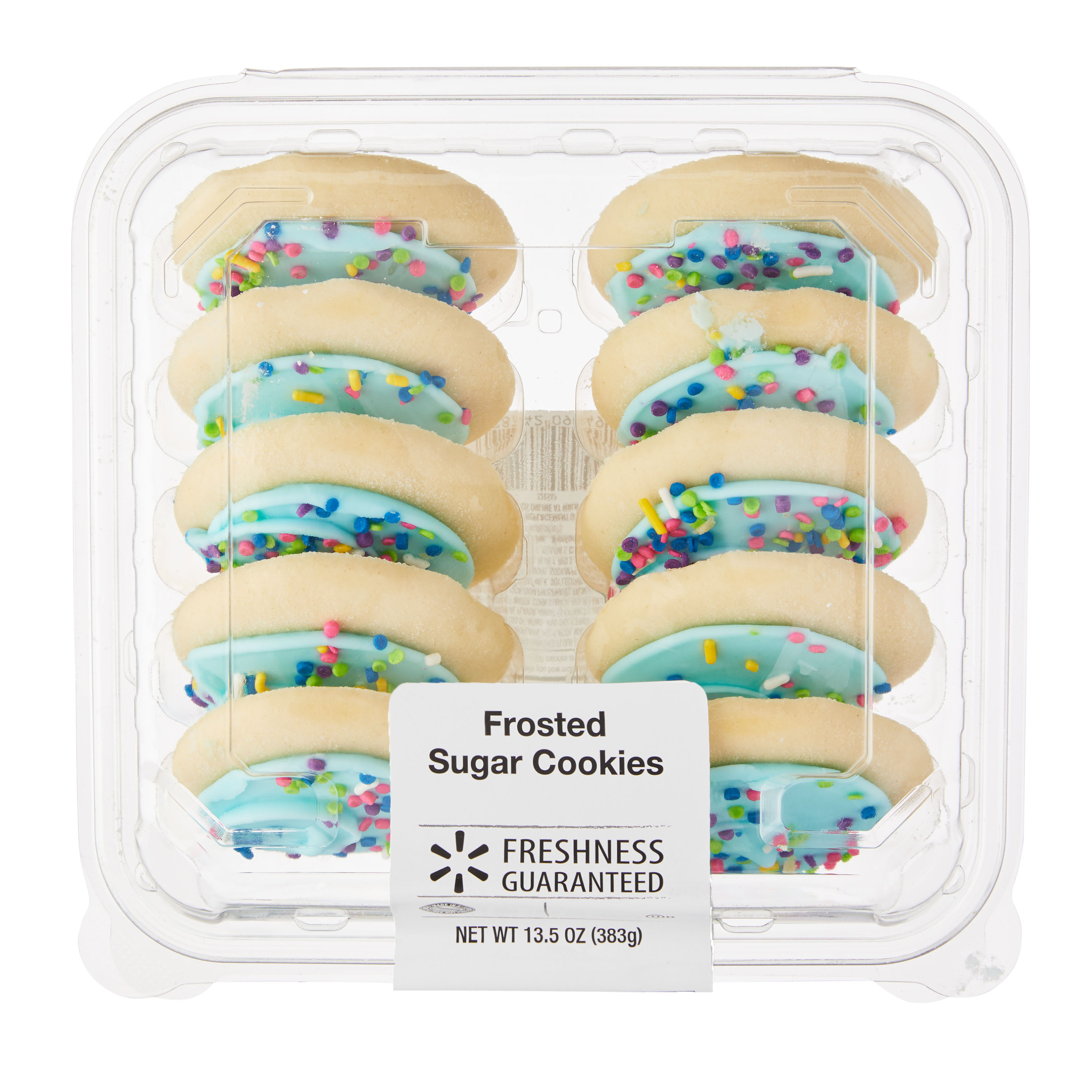 Freshness Guaranteed Frosted Sugar Cookies, Blue, 13.5 oz,10 Count, Shelf-Stable/Ambient, Whole - image 4 of 9