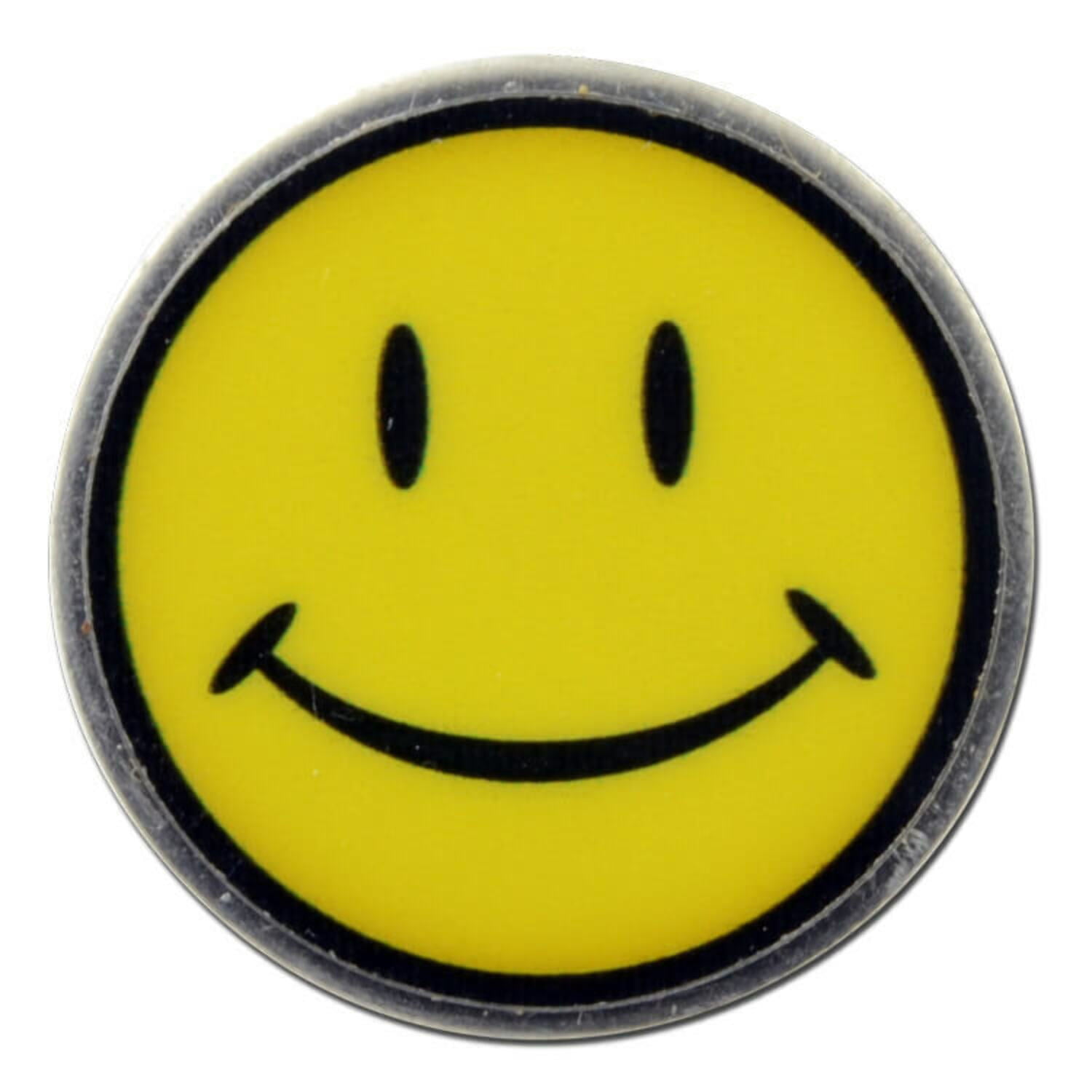 Smiley Face Blue Retro Vintage Lapel Pin 