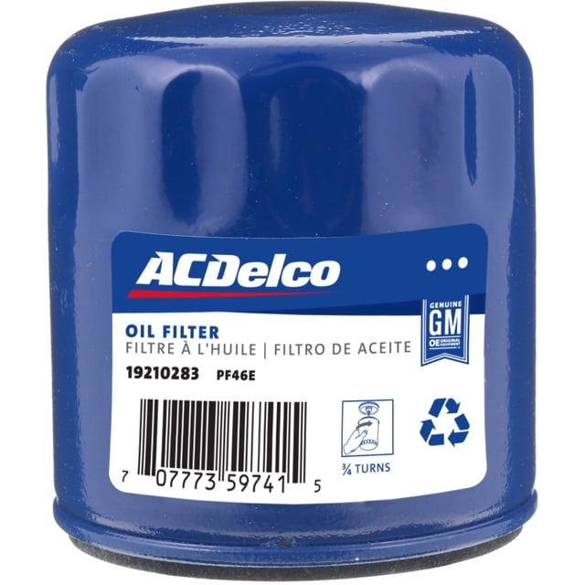 Filtro de aceite de motor ACDelco GM Original Equipment PF46E