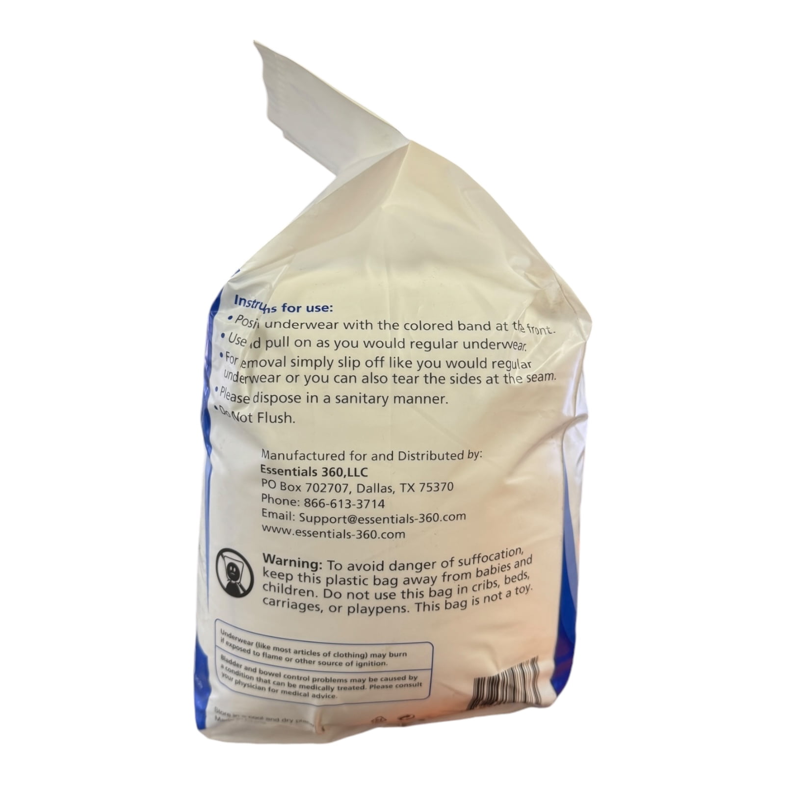Freedom Plus Pull-On Protective Underwear (XL 48"- 60" - 10 Pieces) 1 Pack