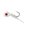 Glo White, variant on Northland Fishing Tackle Rigged Tungsten Mayfly Jig, Gold, 1/28 oz