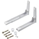 thumbnail image 4 of Microwave wall mount, wall bracket, shelf for small homes, white., 4 of 5