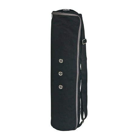 Meru Dual Air Flow Zipper 3 Storage Pockets Yoga Mat Bag Large Meru Dual Air Flow Zipper 3 Storage Pockets Yoga Mat Bag Large Black