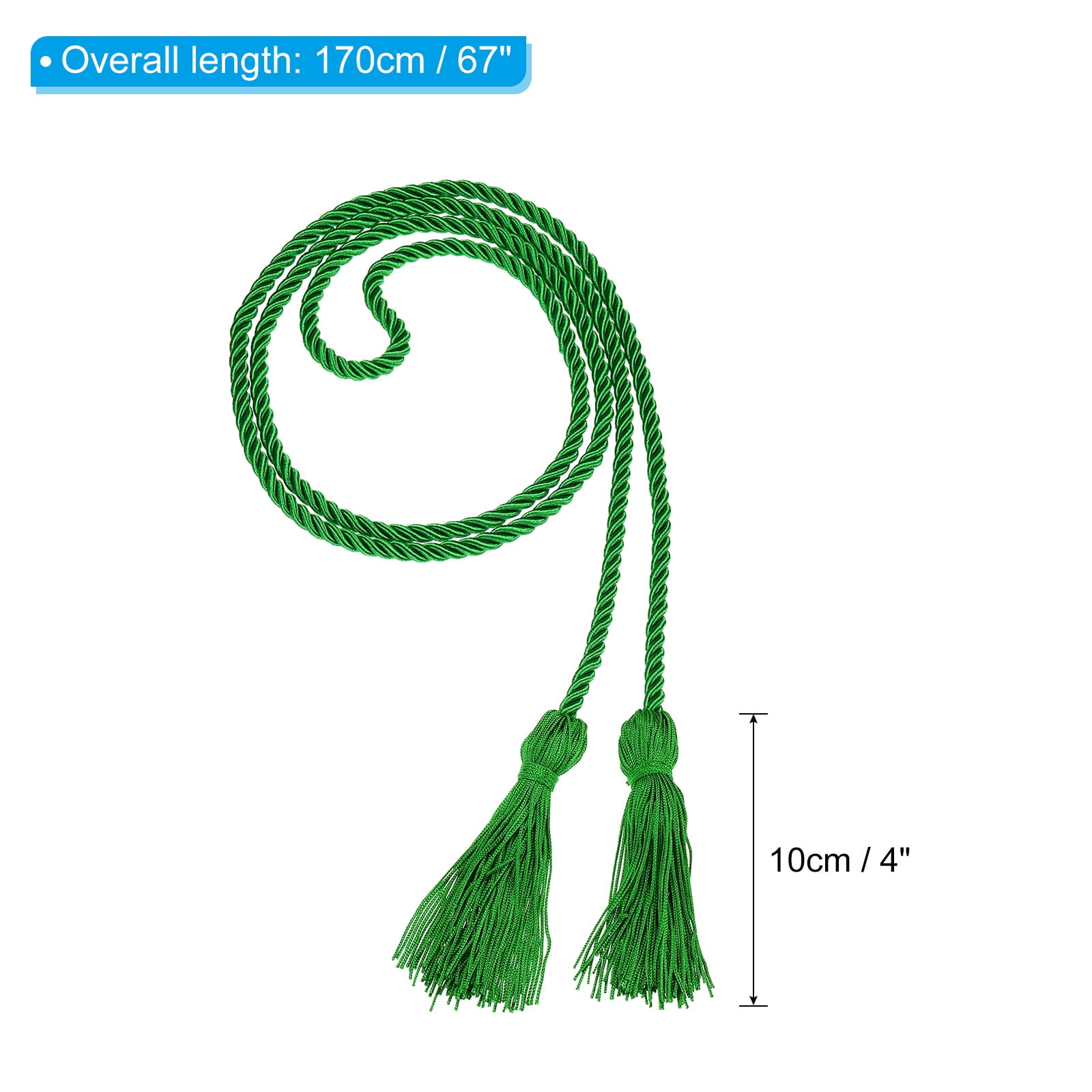 20pcs Vintage Silver Bookmark Tassels - 16cm/6.3 Inch Silky Blue Tassels With Loops For DIY Crafts & Jewelry - View #8