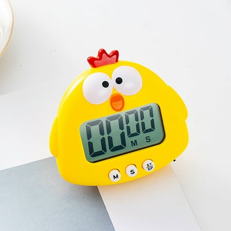 

Cartoon Electronic Timer Kitchen Timers Refrigerator Magnets Sticker