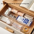thumbnail image 3 of bedienty Tabletop Drawer Storage Box Stackable Stationery Organizing Cosmetics Container Sundries Organizer Tray Classroom Medium 1Set, 3 of 6