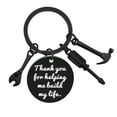 thumbnail image 1 of Riforla If Dad Can't Fix It No One Can Screwdriver Wrench Hammer Key Chain Ring Tool Charms Keychain Key Chain Gift for Dad Keychains G, 1 of 5